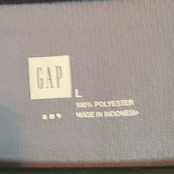 (1277) The Gap Men's Classic Long Sleeve Warm-Up Jacket, Large, Black & Grey - Picture 6 of 12